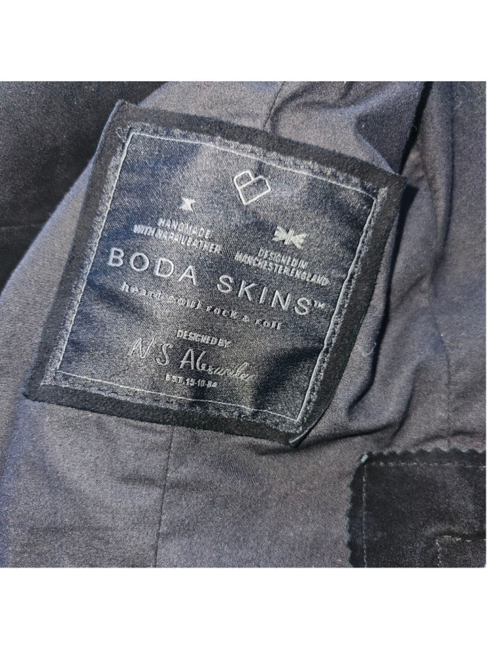 Boda Skin Kay Michaels Suede Jacket Size 2 - Picture 7 of 8